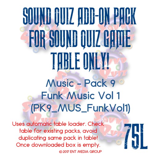 Sound Quiz PK9_MUS_FunkMusicVol1 add on pack