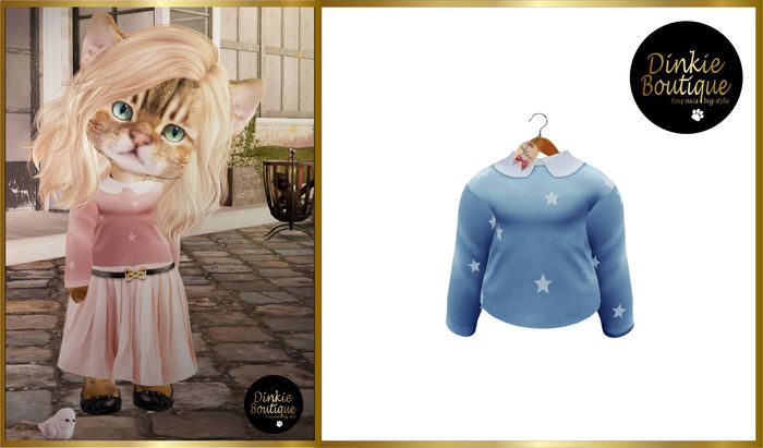 *DB* DINKIES PATTY JUMPER blue