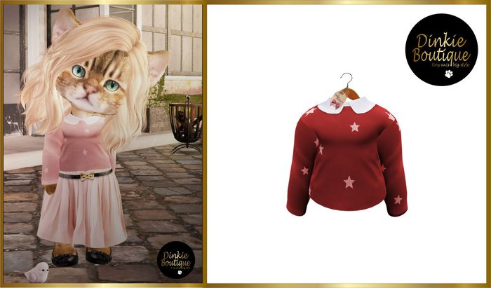 *DB* DINKIES PATTY JUMPER red