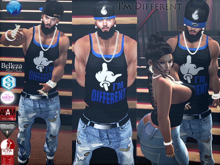 {RC}Men I'm Different Outfit