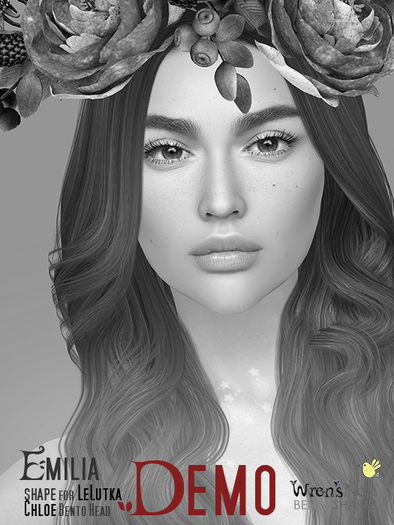 { wren's nest } Emilia DEMO shape for LeLutka Chloe head