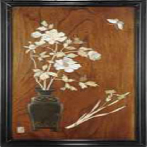 Painting with Mother of Pearl inlay 1