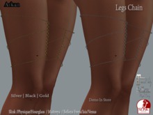 .::Arkan::. Legs Chain 3 Colors Maitreya/Slink/Belleza