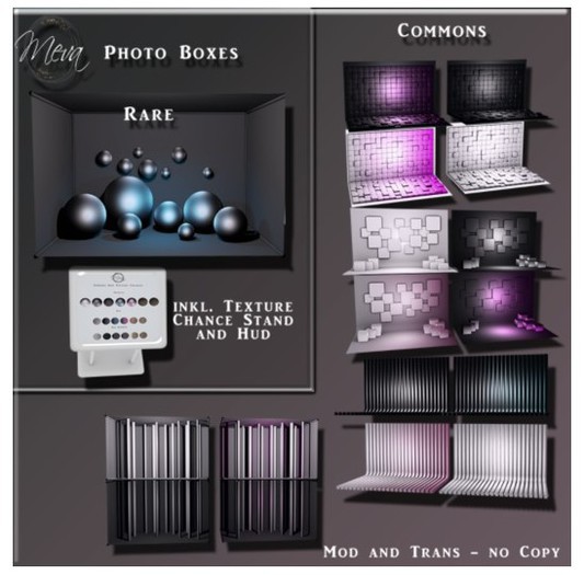 Meva Photo Box Lines Rose Box