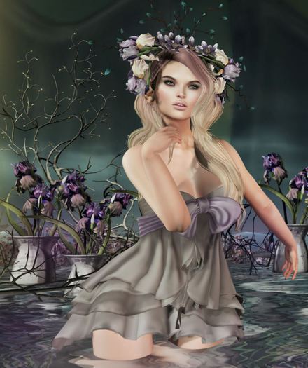 *LODE* Head Accessory - Iris [original violet] RARE