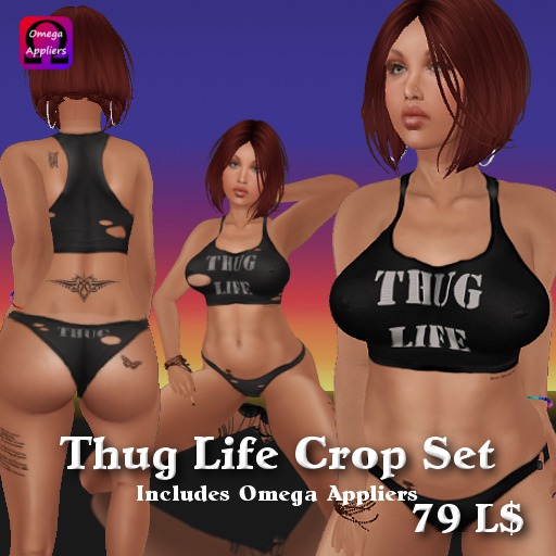Thug Life Crop Set W-Omega Applier