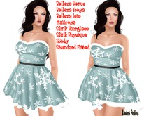 Snowflake Dress Baby Blue