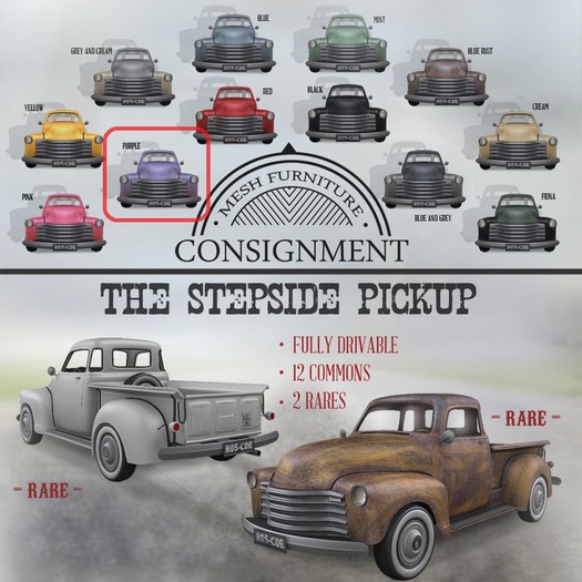 [Con.] Stepside Pick-up - HUD - (WEAR ME) -  Purple