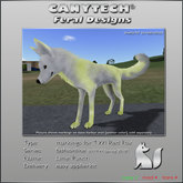 Canytech fur TWI Fox - mark lime punch
