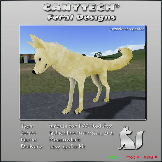 Canytech fur TWI Fox - meadowlark