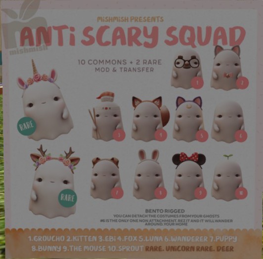 MishMish - Anti Scary Squad - Deer RARE