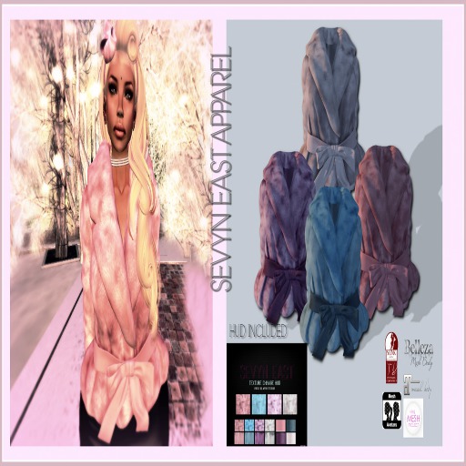 SEVYN EAST GRACE FUR COAT PASTELS