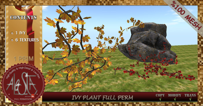 ALESTA << Mesh Ivy Plant 9 Full Perm