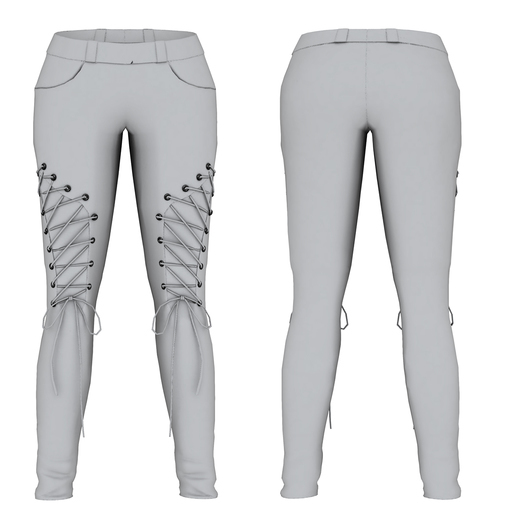Pencil Pants Calca BRANCO