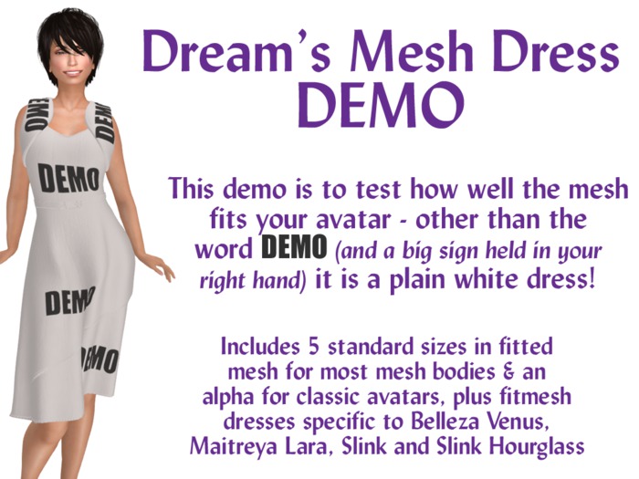 Dream's Mesh Dress DEMO