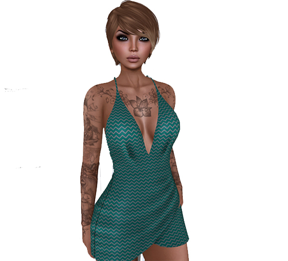 Mini cocktail dress GREEN ESTAMP