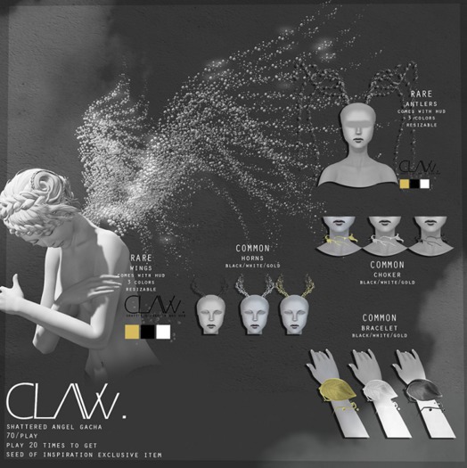 C L A Vv. Shattered Angel - Horns Gold