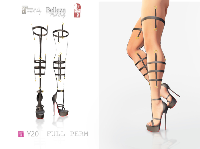 PROMO [Y] Full Perm 20 high heel boot 