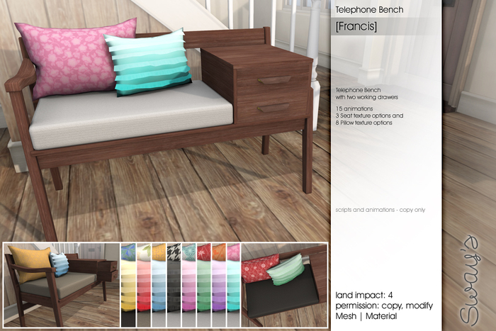 Sway's [Francis] Telephone Bench