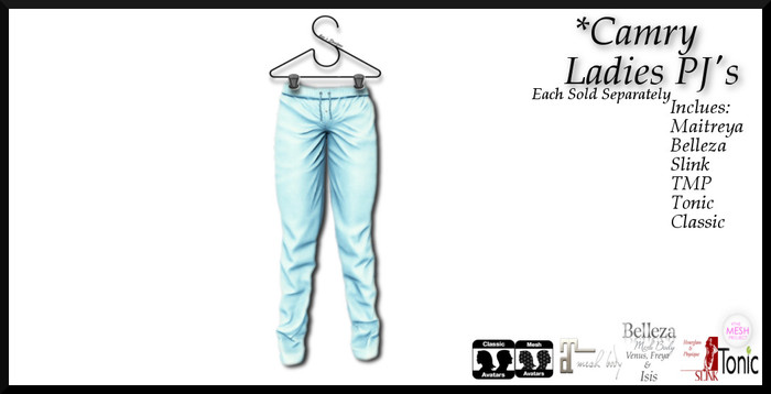 *Shae's Camry Baby Blue PJ'S