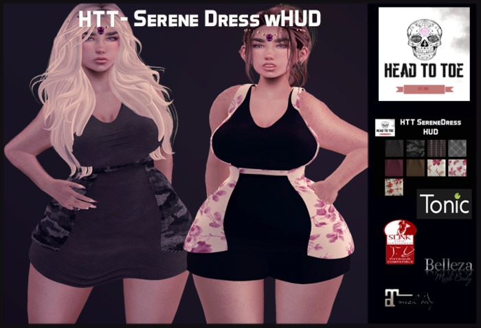 HTT Serene Dress W/HUD