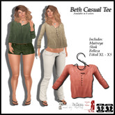 *Shae's Beth Casual Blouse Orange