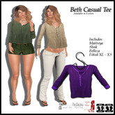 *Shae's Beth Casual Blouse Purple