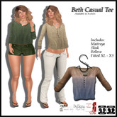 *Shae's Beth Casual Blouse Gradiant