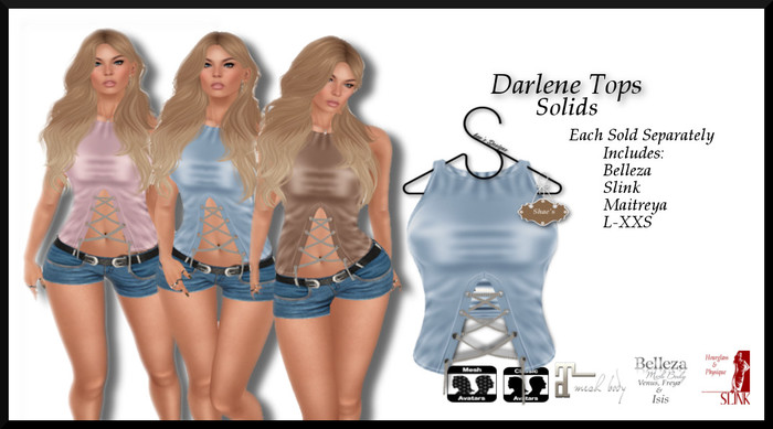 *Shae's Darlene Top Blue