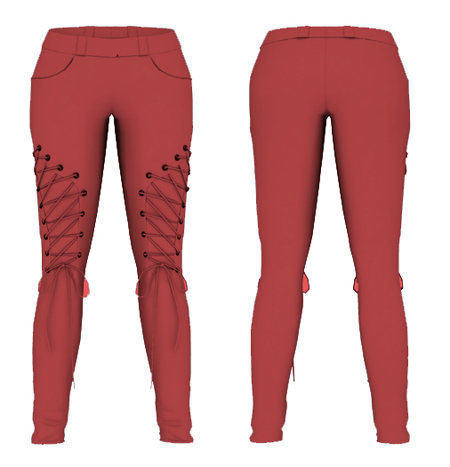 Pencil Pants RED