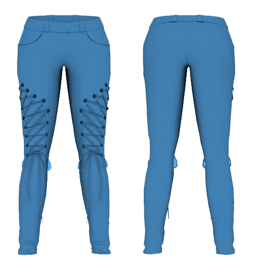 VG MI Pencil Pants BLUE