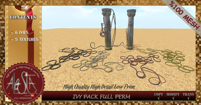 ALESTA << Ivy Plant Pack 2 Full Perm