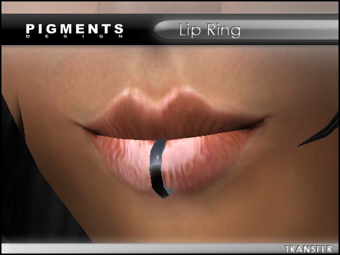 PIGMENTS - Lip Ring - Black Titanium