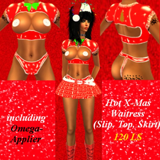 Hot X-Mas Waitress (including Omega-Applier)