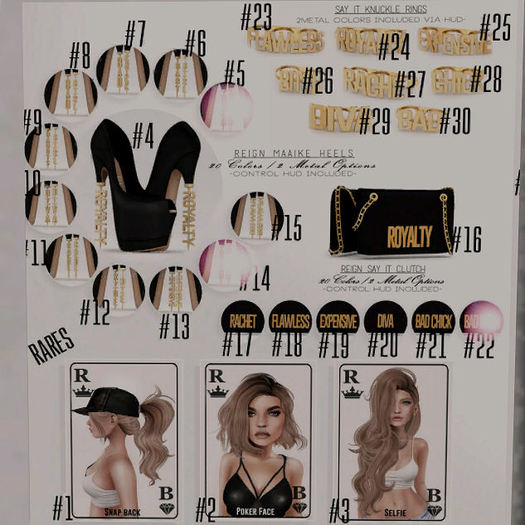 REIGN - SAY IT! Clutch (Expensive) #19