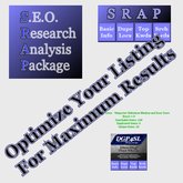 SEO Research Analysis Package (SRAP) HUD - Tools to Optimize Your Rank in Search