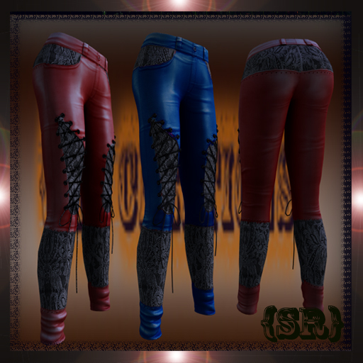 Pants With Laces MAITREYA Blue & Red Box