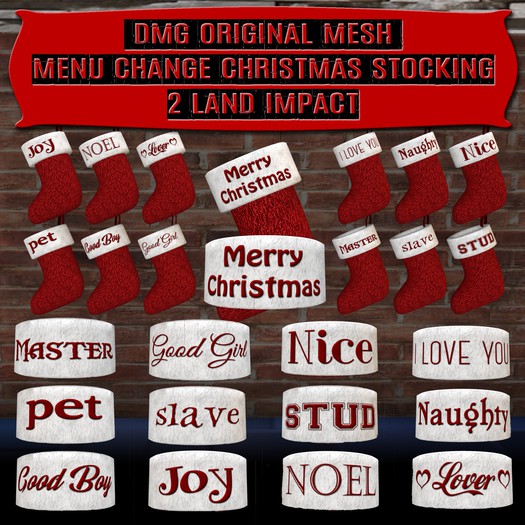 DMG XMAS STOCKING (MENU CHANGE)