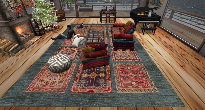 Silk Indian Rug 3