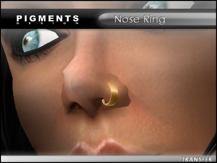 PIGMENTS - Nose Ring - Gold