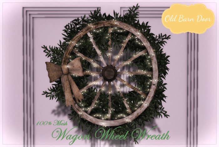 {OBD} WAGON WHEEL WREATH