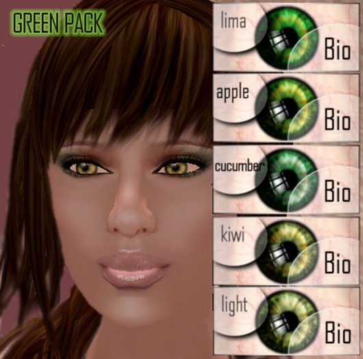 Bio eyes green pack