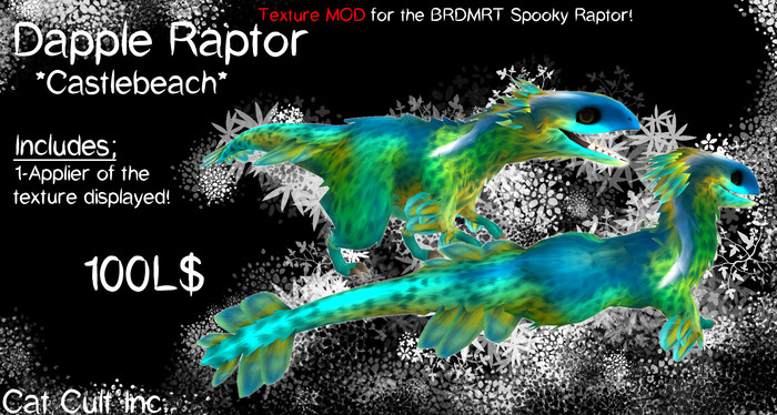 Cat Cult Inc. Spooky Raptor Dapple Castlebeach MOD (Boxed)