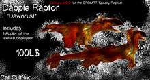 Spooky Raptor Dapple Dawnrust MOD