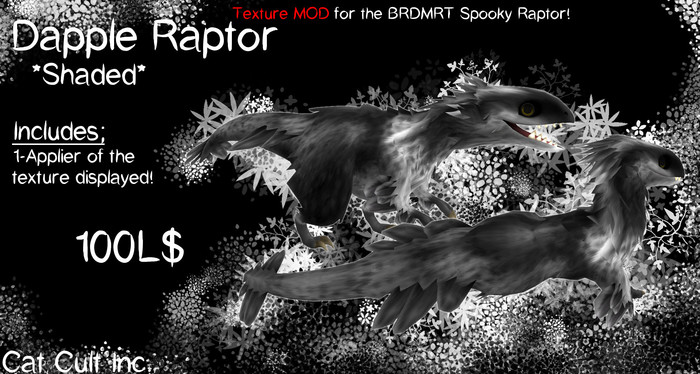 Cat Cult Inc. Spooky Raptor Dapple Shaded MOD (Boxed)