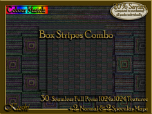 !Kushi! BoxStripesCOMBO Textures -WEAR TO UNPACK