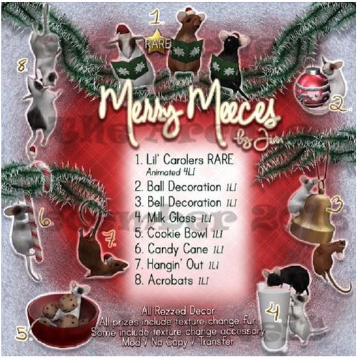 JIAN Merry Meeces 3. Bell Decoration