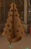 A* S cardboard Chritsmas Tree_ RARE
