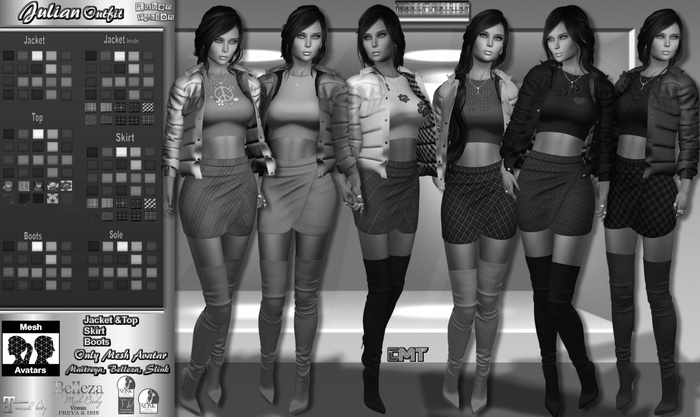 DEMO R.F. - Mesh Line - JULIAN OUTFIT 
