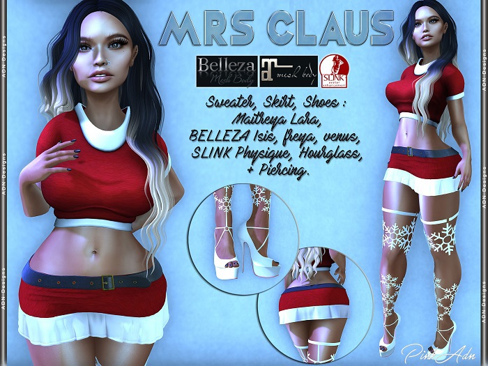 [AdN] demo Mrs Claus (Maitreya Belleza Slink)